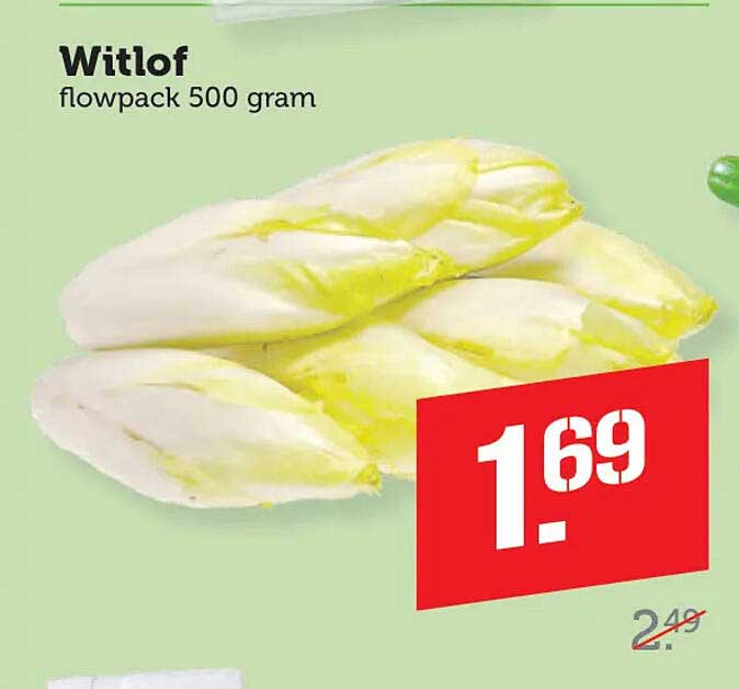 Witlof flowpack 500 gram
