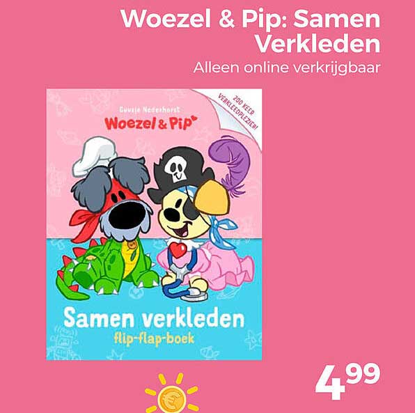 Woezel & Pip: Samen verkleden Alleen online verkrijgbaar