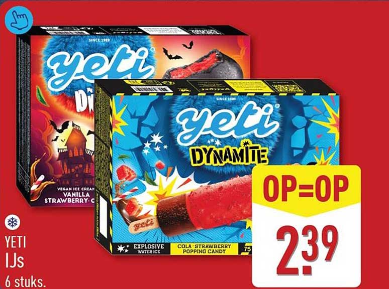 YETI IJs 6 stuks. OP=OP