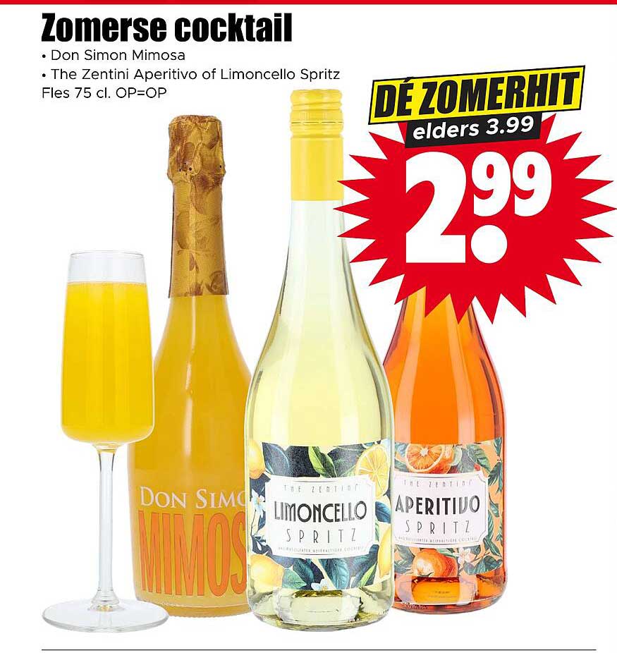 Zomerse cocktail