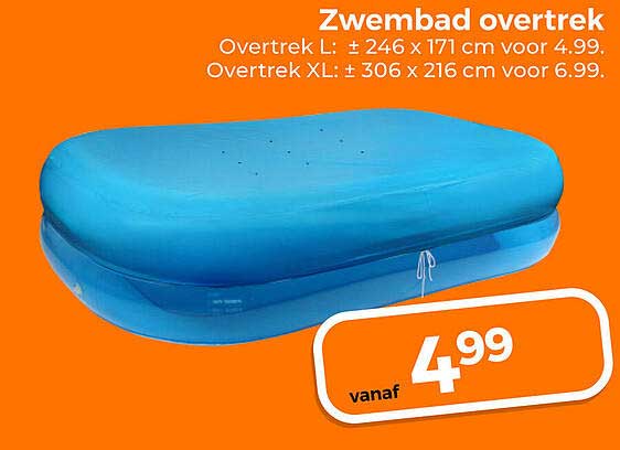 Zwembad overtrek