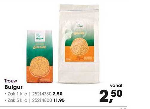 Bulgur van Trouw