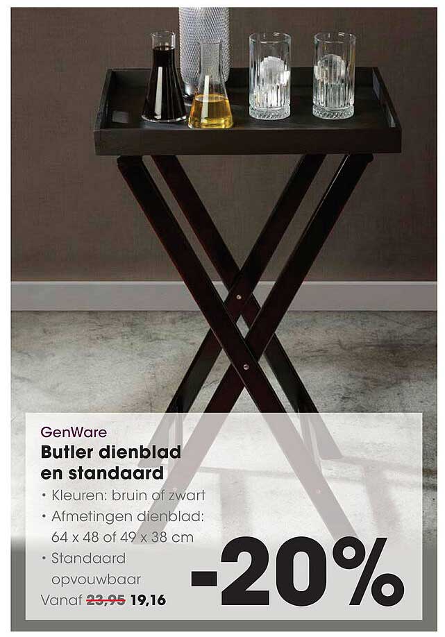 Butler dienblad en standaard
