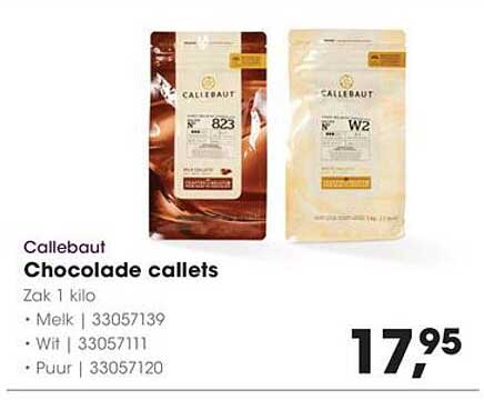 Callebaut Chocolade callets