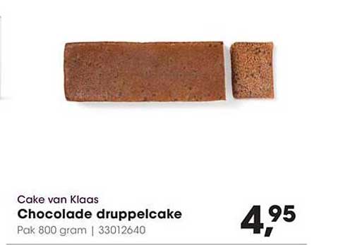 Chocolade druppelcake