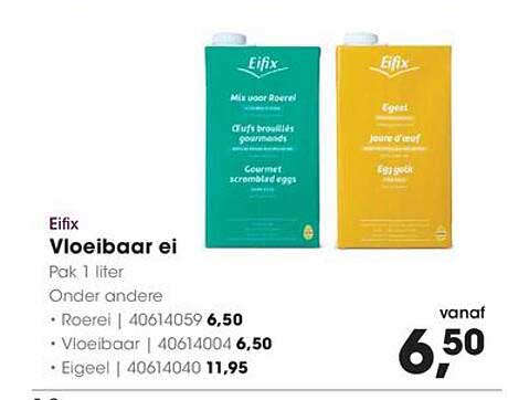 Eifix Vloeibaar ei Pak 1 liter