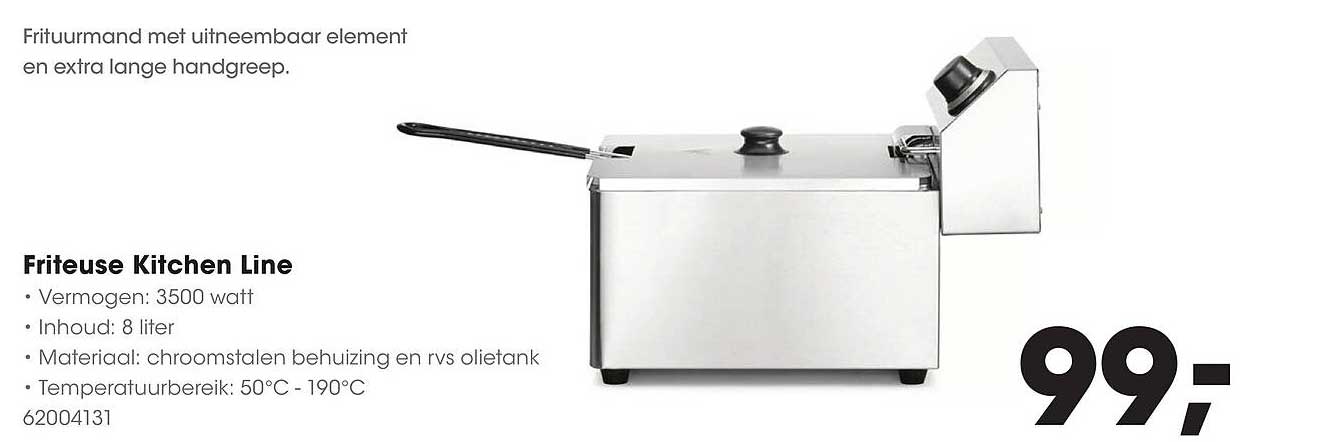 Frituurpan Kitchen Line