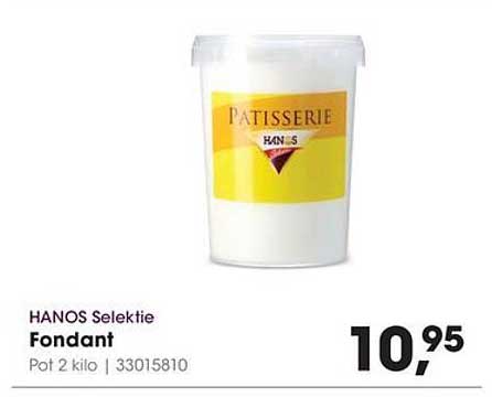 HANOS Selectie Fondant