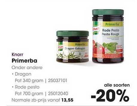 Knorr Primerba - Rode Pesto en Dragon