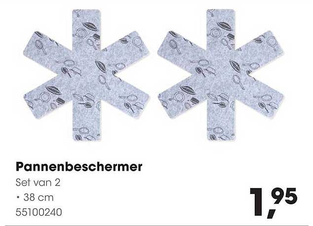 Pannenbeschermer Set van 2
