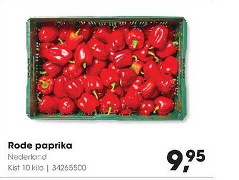 Rode paprika