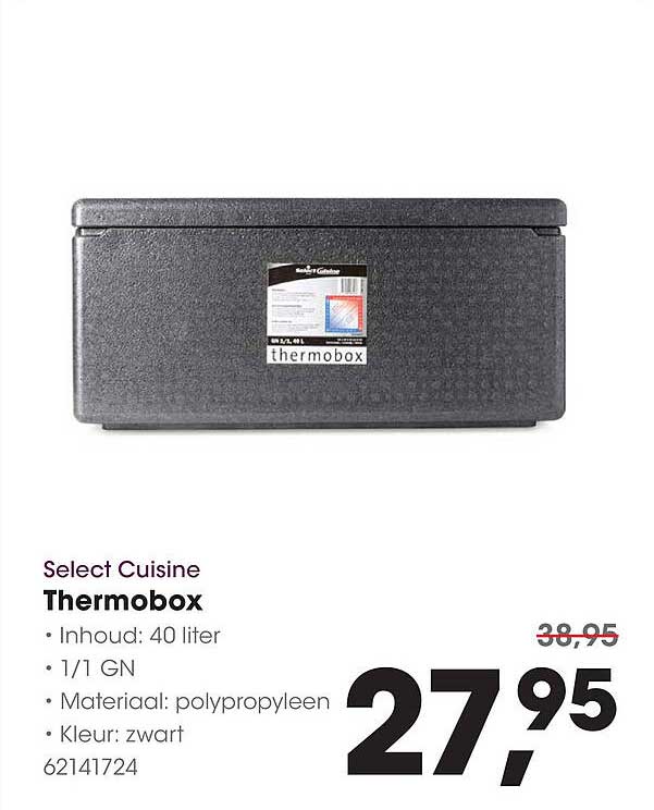 Select Cuisine Thermobox