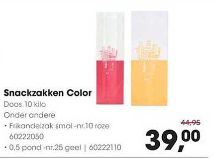 Snackzakken Color