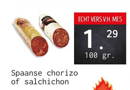 Spaanse chorizo of salchichon