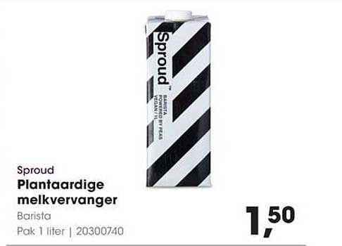Sproud Plantenardige melkvervanger Barista