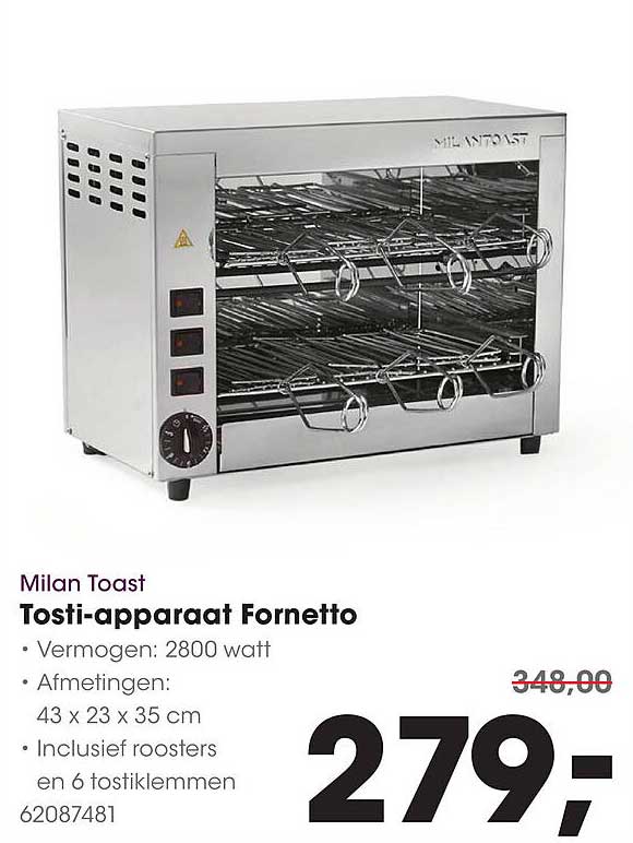 Tosti-apparaat Fornetto