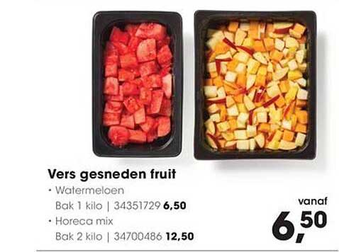 Vers gesneden fruit