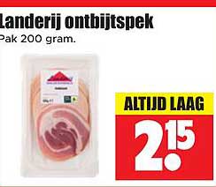 Landerij ontbijtspek