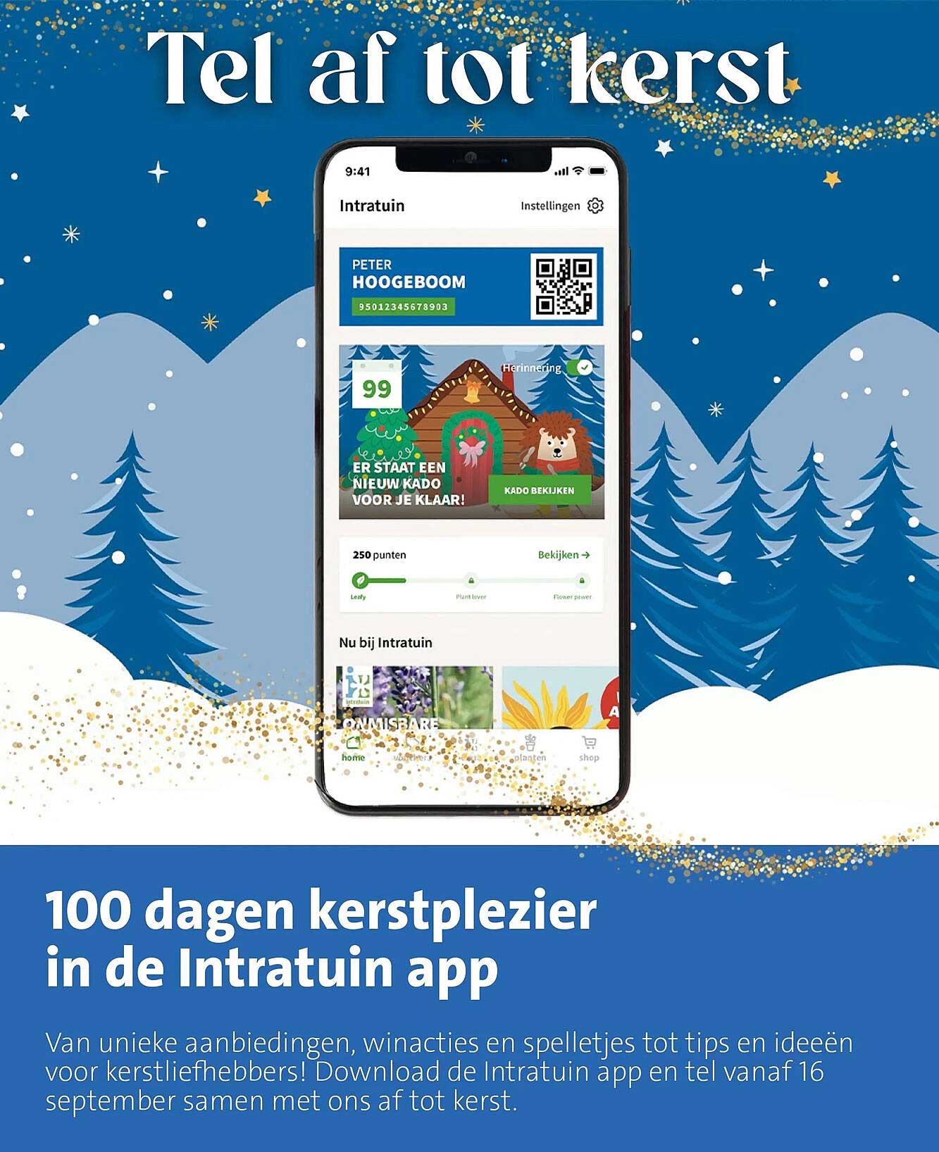 100 dagen kerstplezier in de Intratuin app