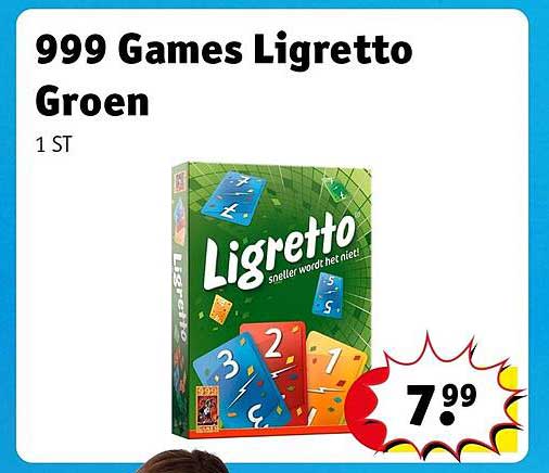 999 Games Ligretto Groen