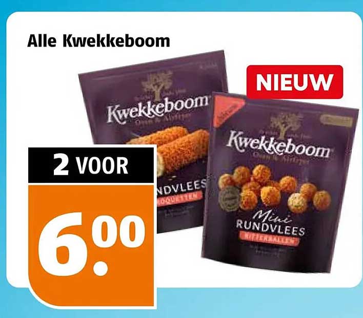 Alle Kwekkeboom NIEWU 2 VOOR