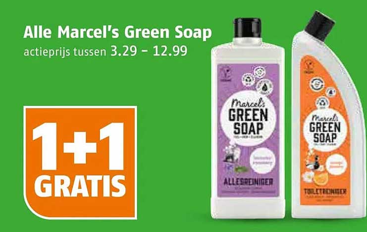 Alle Marcel's Green Soap 1+1 GRATIS