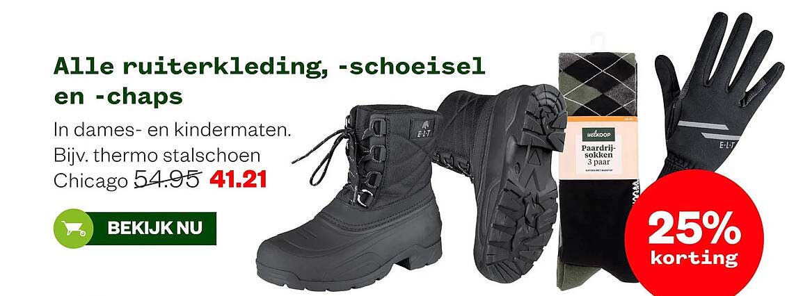 Alle ruiterkleding, -schoeisel en -chaps