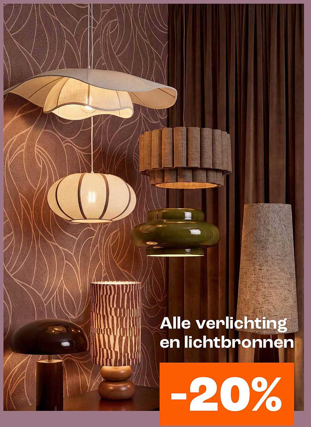 Alle verlichting en lichtbronnen -20%