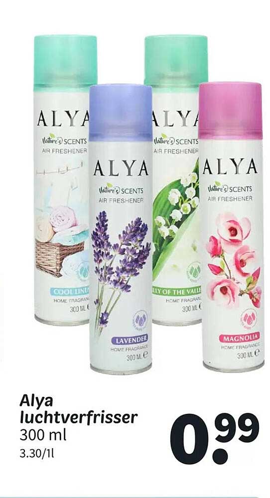 Alya luchtverfrisser 300 ml