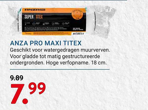 ANZA PRO MAXI TITEX