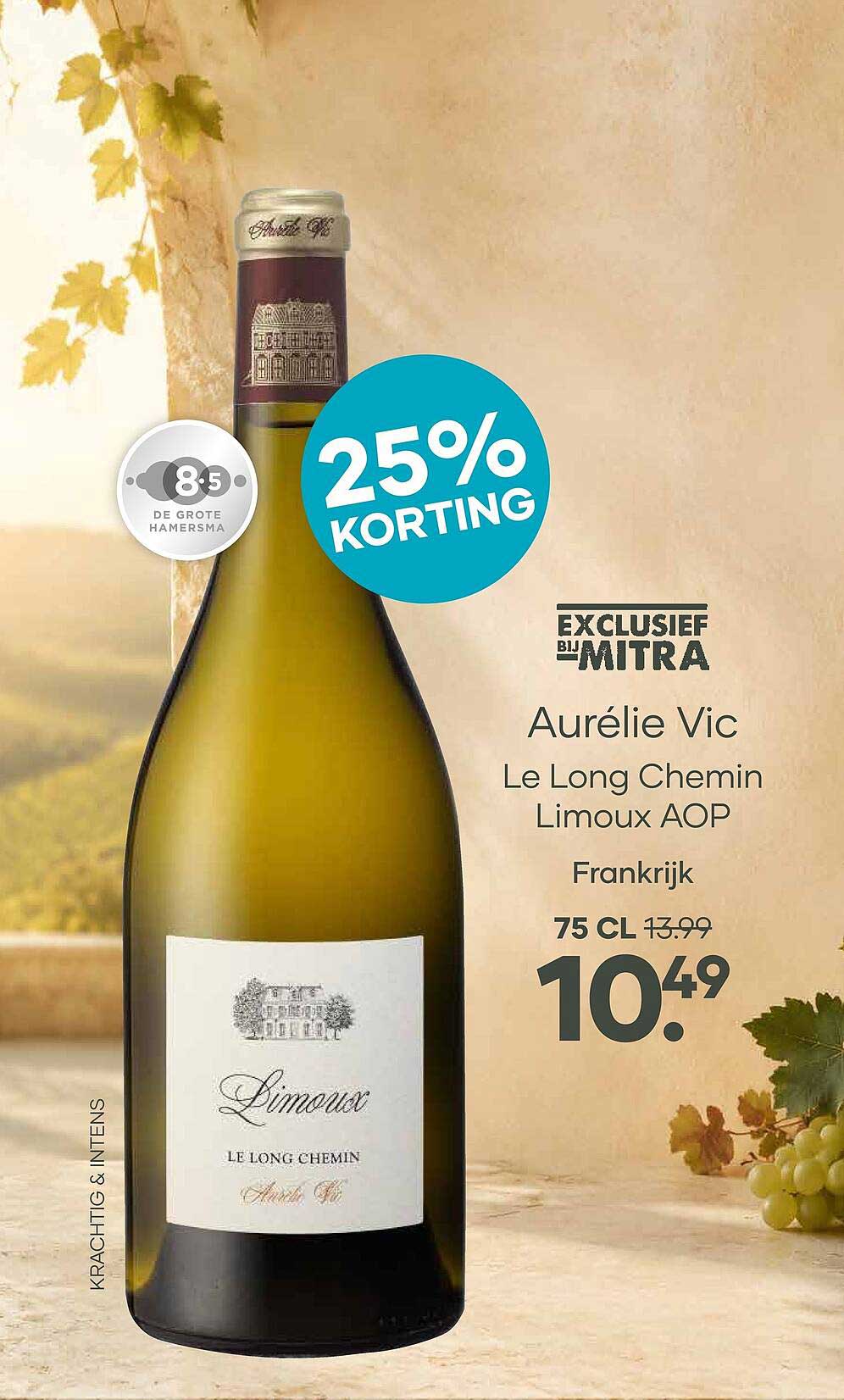 Aurélie Vic Le Long Chemin Limoux AOP Frankrijk 75 cl 25% KORTING