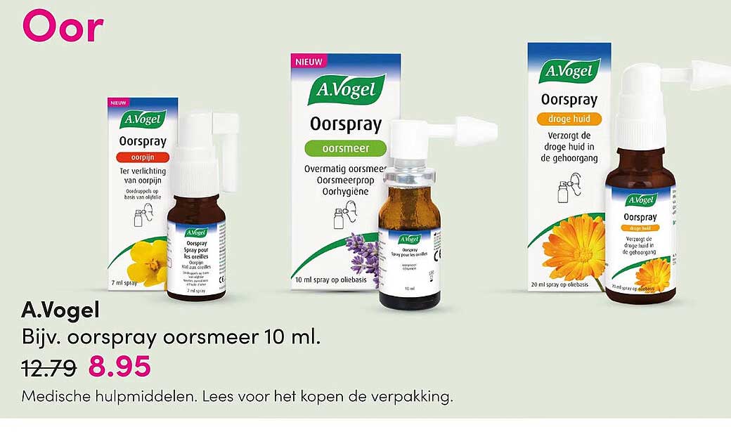 A.Vogel Bijv. oorspray oorsmeer 10 ml.