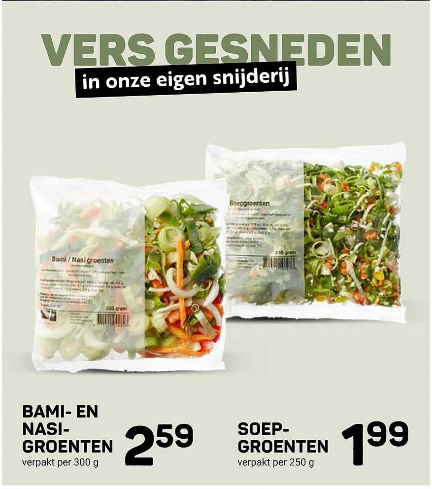 BAMI- EN NASI-GROENTEN