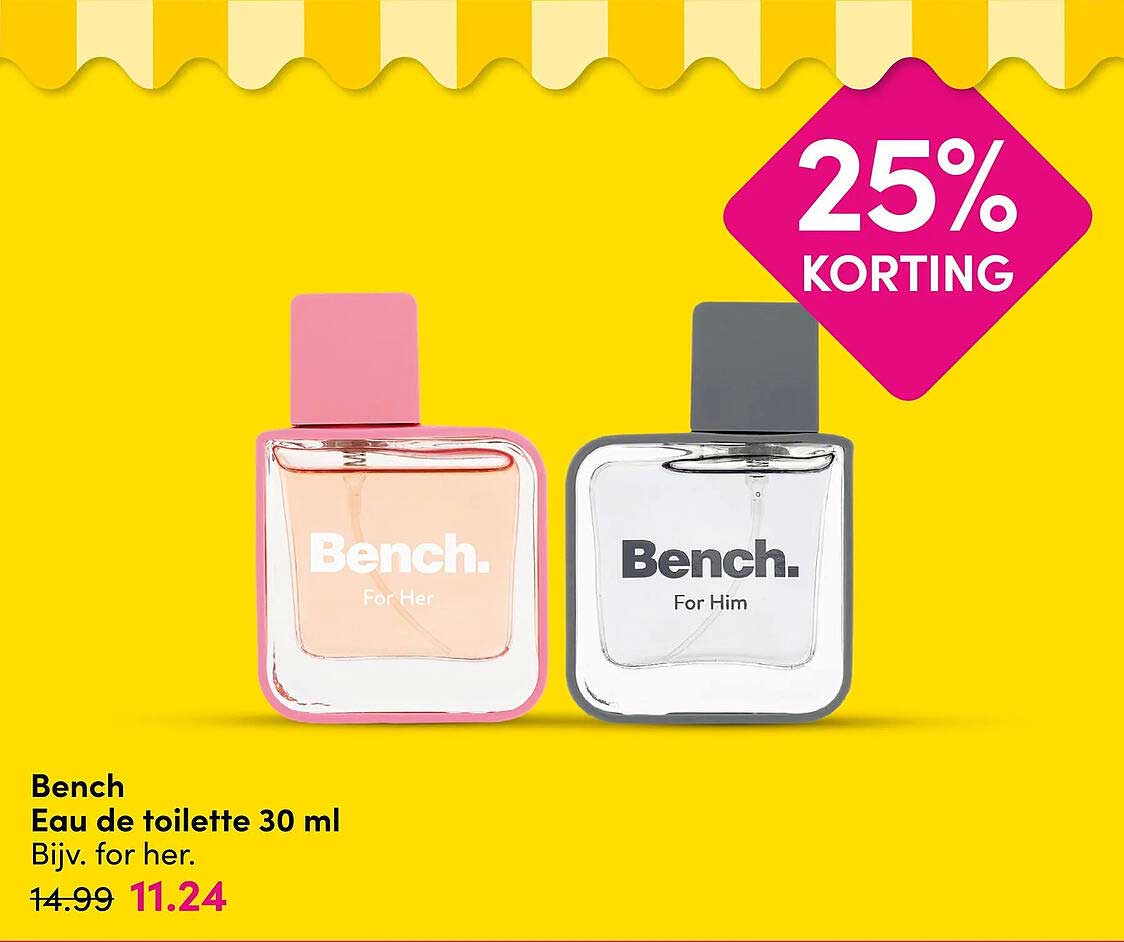 Bench Eau de toilette 30 ml Bijv. for her. 25% KORTING