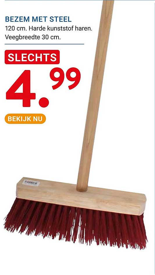 BEZEM MET STEEL