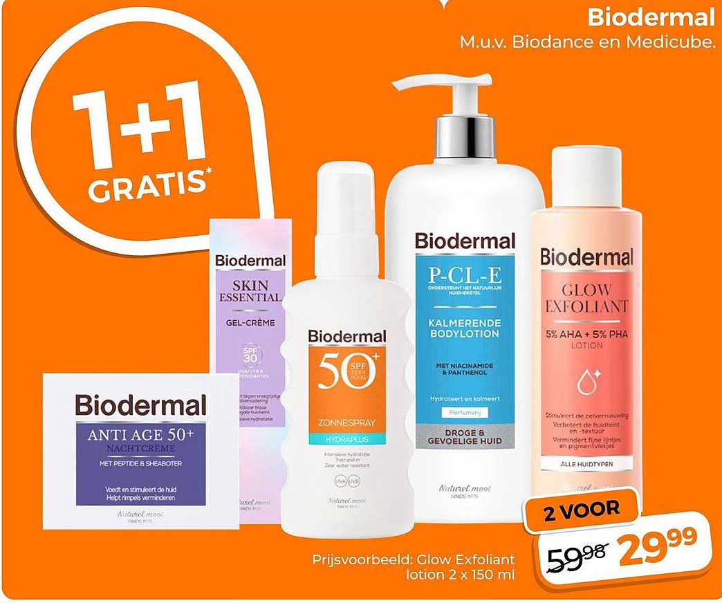 Biodermal 1+1 gratis
