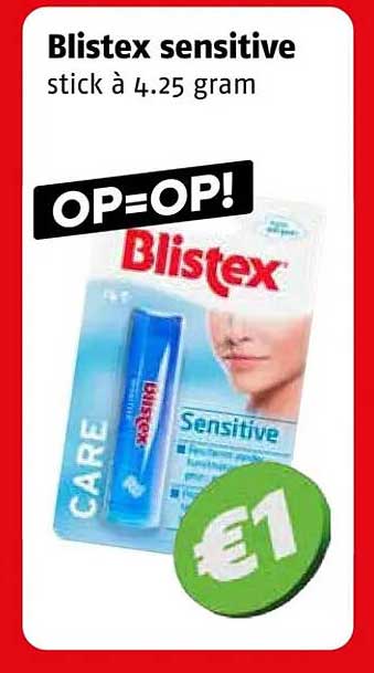 Blistex sensitive stick à 4.25 gram OP=OP!
