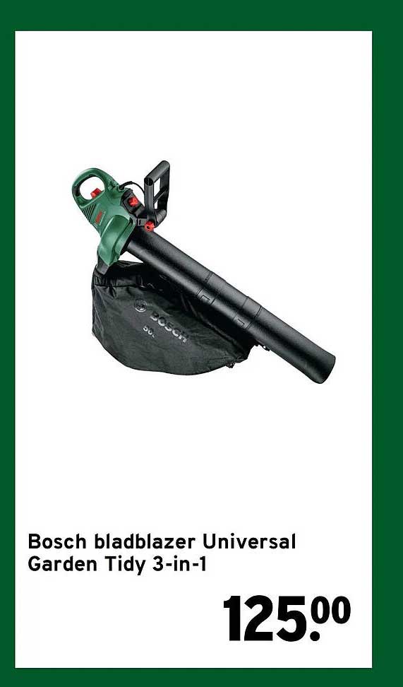Bosch bladblazer Universal Garden Tidy 3-in-1