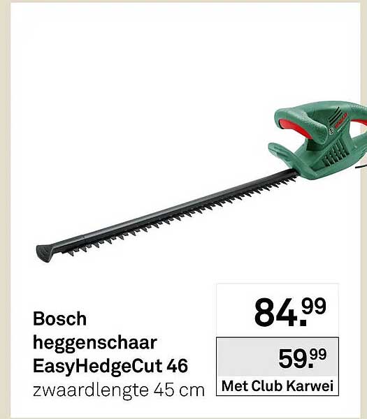 Bosch heggenschaar EasyHedgeCut 46