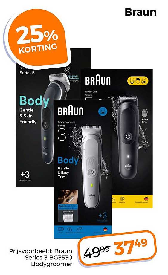 Braun Series 3 BG3530 Bodygroomer