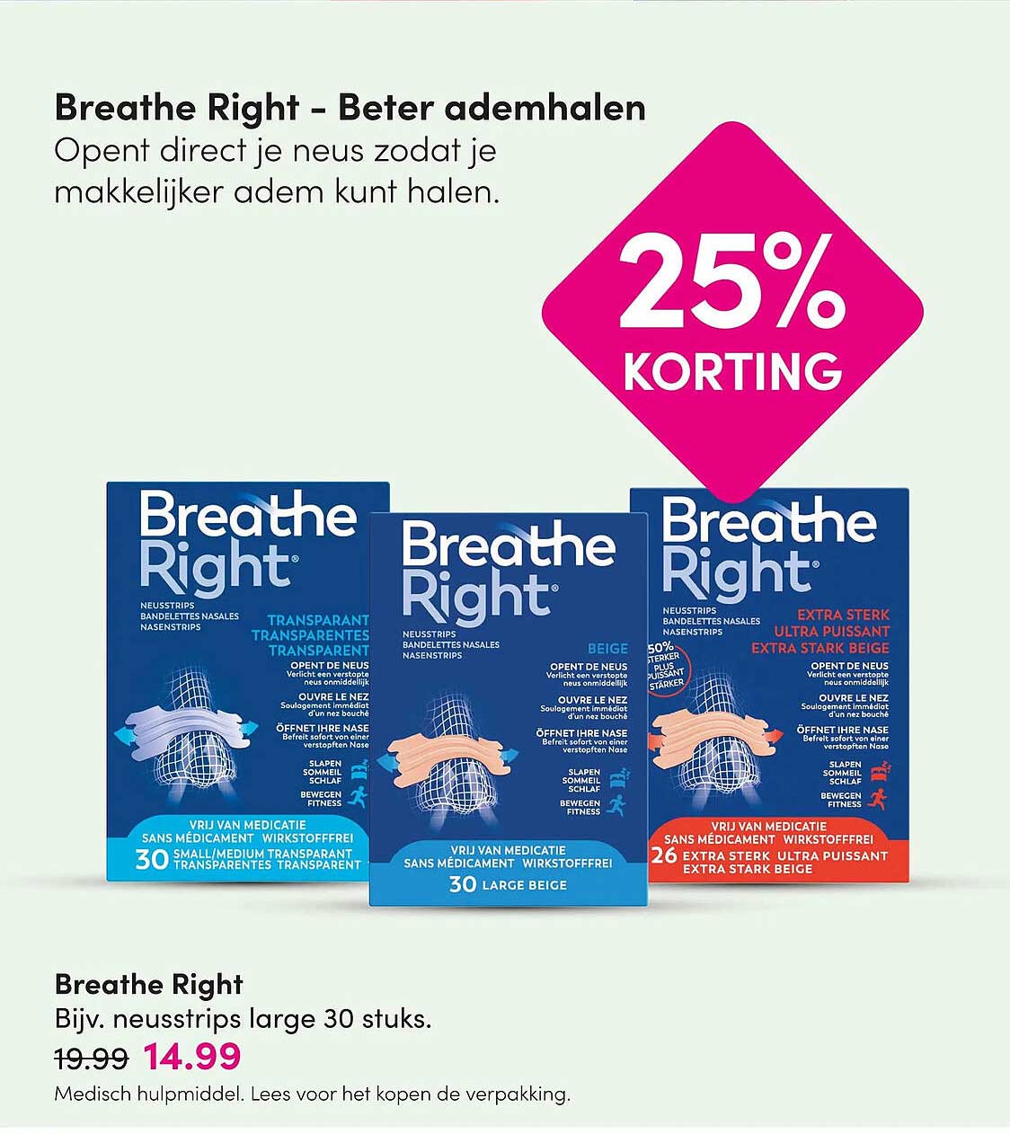 Breathe Right – Beter ademhalen