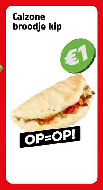 Calzone broodje kip