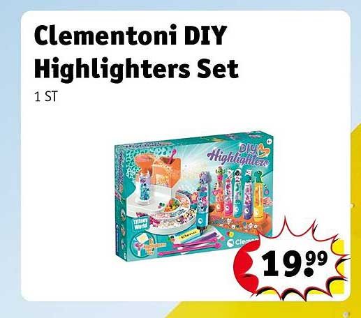 Clementoni DIY Highlighters Set