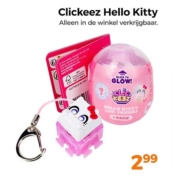 Clickeez Hello Kitty