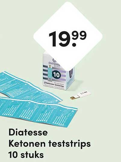 Diatesse Ketonen teststrips 10 stuks