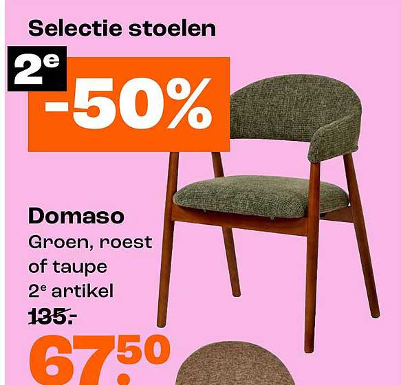 Domaso Groen, roest of taupe 2e artikel 2e -50%