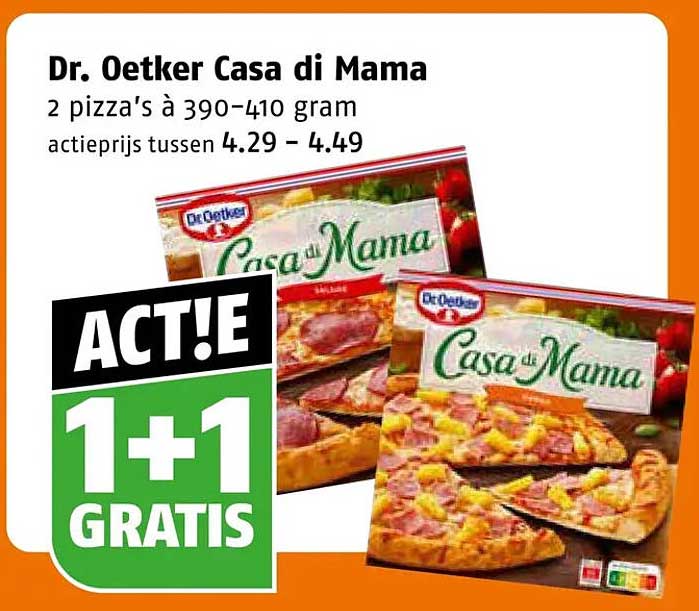 Dr. Oetker Casa di Mama 1+1 gratis