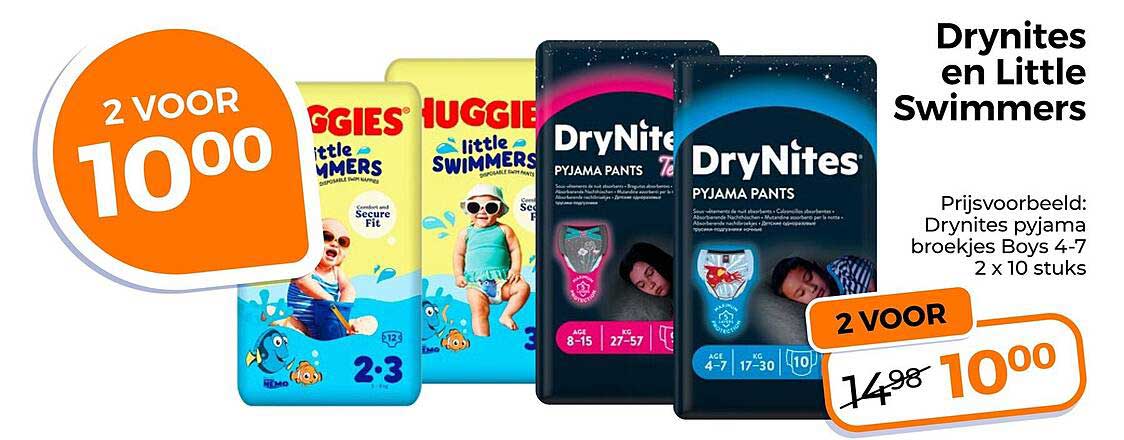 Drynites en Little Swimmers 2 VOOR