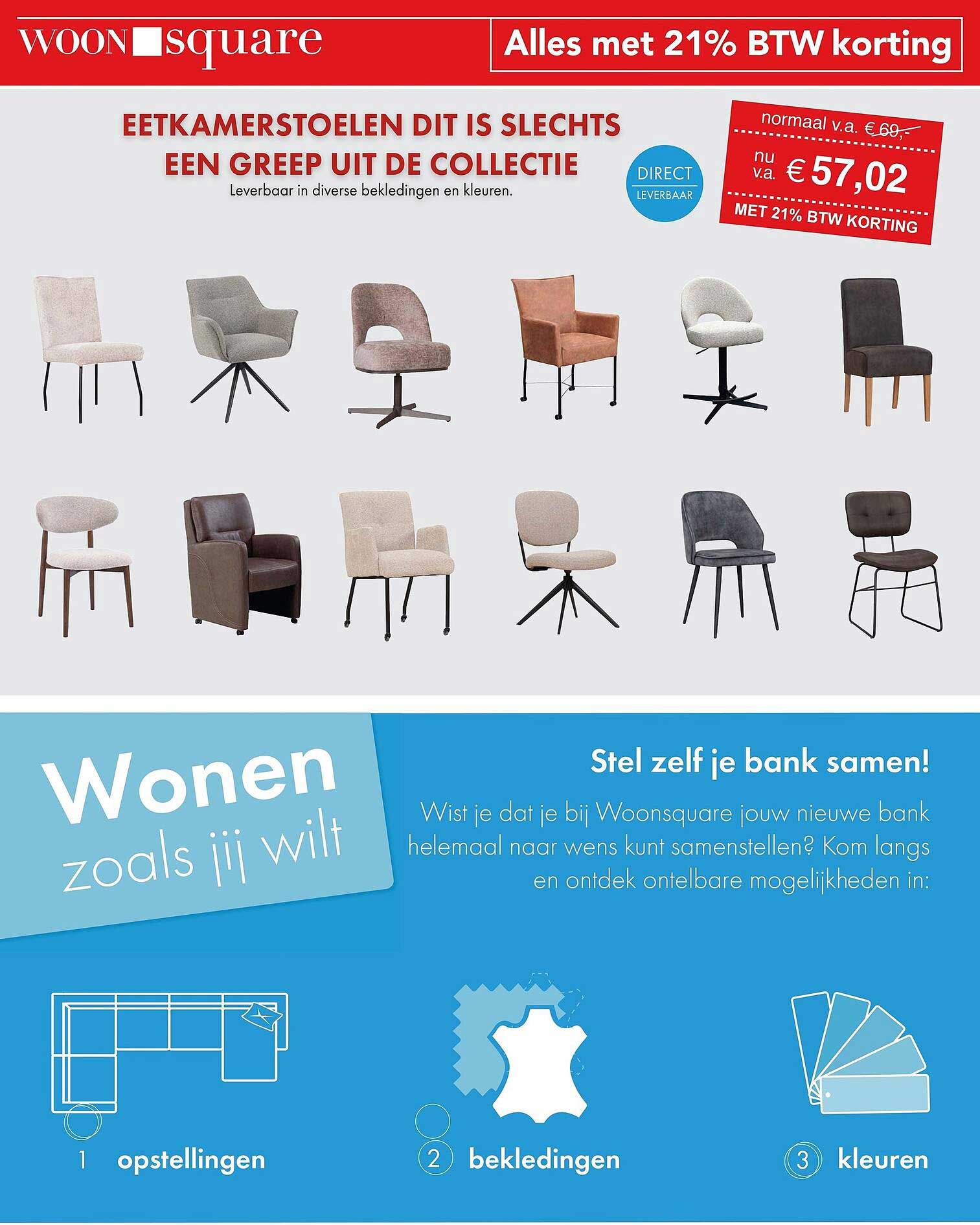 Eetkamerstoelen dit is slechts een greep uit de collectie