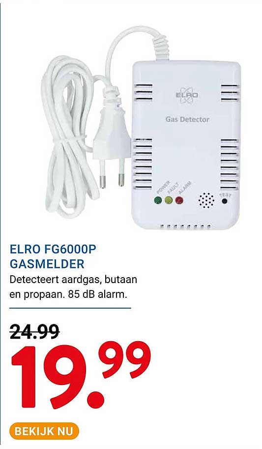 ELRO EG6000P GASMELDER